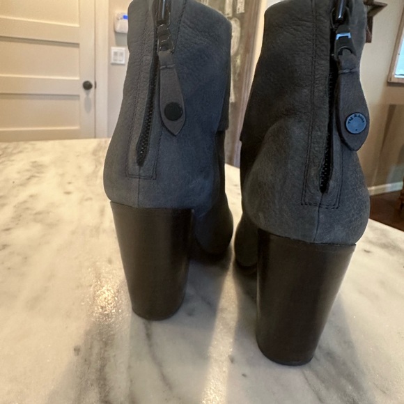 Rag & Bone Ankle Boots Grey - sz 9.5 - Picture 6 of 7